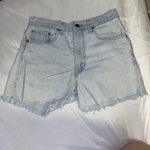 Levi’s high waisted shorts